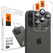 Cits mobilo telefonu aksesuārs Spigen  Optik Pro L-Series Glas.tr Ez Fit Tempered Glass for iPhone 14 / Max 15 16 17 - Black with Red Edge 26130-0 8809811866513