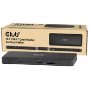 Club3D Usb-C 14In1-Dock2Xdp2.1/2Xhdmi/3Xusb-C 4K60Hz Pd100W retail  Csv-2540 8719214473501 84718000