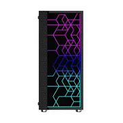 Gembird Fornax 2500 Argb spēļu Atx datora korpuss, Midi Tower, aizmugures apgaismojums, Black  Ccc-Fc-2500 8716309126519 Obugemobu0034