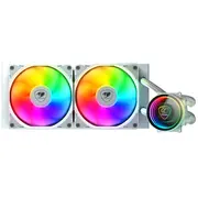 Cougar Cpu Wasserkühlung Poseidon Elite 240, Argb White  Cgr-Psdelrgb-W-240 4710483776571 84733080