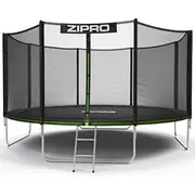 Dārza batuts Zipro ar ārējo drošības tīklu 14Ft 435Cm  kurpju soma 2024 Trampolina zewn