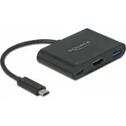 Delock Usb Type-C Adapter  Hdmi 4K 30Hz Type-A/C Pd 64091 4043619640911 84718000