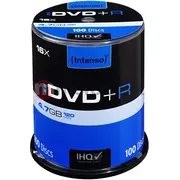 DvdR Intenso 4,7Gb 100Pcs Cake Box 16X  4111156 4034303007059 85234190