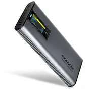 Eem2-Sd2 Obudowa zewnętrzna aluminiowa bezśrubowa Usb-A/C 3.2 Gen2 M.2 Nvme/Sata display Lcd  8595247908872 Aiaxnoeem2Sd201