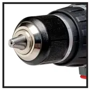 Einhell Professional Akku-Schlagbohrschrauber Tp-Cd 18/70 Li-I Bl - Solo, 18Volt Black/Rot, ohne Akku und Ladegerät  4514315 4006825677898