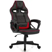 Fotel Sense7 Knight czarno-czerwony  5907783039690