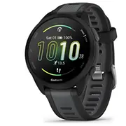 Garmin Forerunner 165 Black/Dunkelgray, 20 mm, Silikon-Armband  010-02863-20 0753759326593