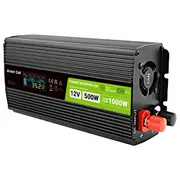 Przetwornica Green Cell Lcd 12V/230V 500W/1000W Czysty Sinus Invgc12P500Lcd  5904326374553 Zsagceprz0017