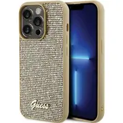 Guess Pu Disco Script Metal Case Aizsargapvalks Priekš Apple iPhone 15 Pro  Guhcp15Lpmsdgsd 3666339173593