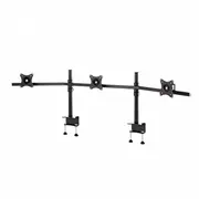 Sv11 Uchwyt biurkowy zakrzywiony do trzech monitorów 19-27 cali Vesa 75X75 - 100X100 30 kg  5908252960620