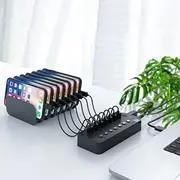 Hub 16-Portowy z włącznikiem Usb-A 3.0 - Black  6942227138101