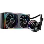 Jonsbo Th-240 Aio Wasserkühlung, Argb, Segmentanzeige - 240Mm, Black  Wase-966 6970620554396 Th-240B