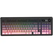 Spēļu mehāniskā tastatūra Ak980 Gift Switch-V2-Pink-Gradient-Model-Ar ekrānu Rgb  Ak980-V2-G-Gp 6976412987267