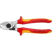Knipex Kabelschere 95 26 165  Für Cu- und Al-Kabel, Öffnungsfeder, Vde 4003773069980