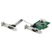 Kontrolieris Startech Pcie x1 - 2X Rs-232 Pex2S953Lp  0065030881166
