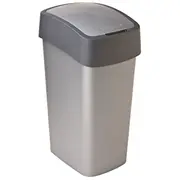 Atkritumu spainis Flip Bin 45L sudraba/pelēks  0802172686 3253922172035