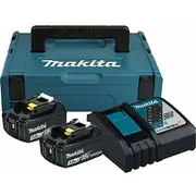 LādētājsAkumulators Makita Dc18Rc 2X Li-Ion 18V/3Ah 197952-5  0088381470469