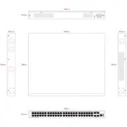 Managed L3 - 48 x Gigabit pārvaldāms slēdzis  5715063507780