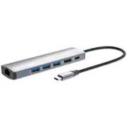 Usb-C dokstacija/replikators Manhattan 153959  0766623153959 84718000