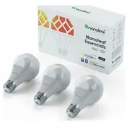 Nanoleaf Essentials viedās spuldzes - komplekts ar 3 A19-A60-E27 spuldzēm  Nl45-0800Wt240E27-3Pk 840102703528