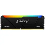 Atmiņa Kingston Fury Beast Rgb, Ddr4, 16 Gb, 3600Mhz, Cl18 Kf436C18Bb2A/16  0740617337426