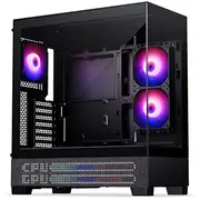 Phanteks Xt View Matrix Pc-Gehäuse, Midi-Tower, E-Atx, Tempered Glass, Led - Black  Geph-209 0886523304081 Ph-Xt523Vm1Dbk01