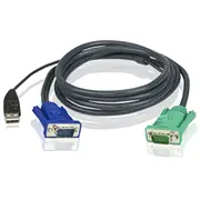 Serveru  - Citi piederumi Aten 2L-5202U 1.8M Usb Kvm Cable with 3 in 1 Sphd 4710423772557