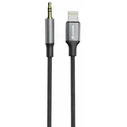 Swissten Audio Adapter Textile Lightning - 3.5Mm Vads 1.5M  73502307 8595217488410
