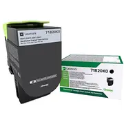 Toner Lexmark 71B20K0 Black Oryginał  0734646641883
