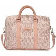 Somija Guess 16 collu klēpjdatora soma Gcube Stripes Gucb15Hgcfsep pink  Gue002882 3666339113001