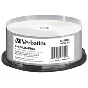 Verbatim Bd-R Dl 50 Gb 6X 25 gab. 43749  023942437499