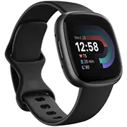 Viedpulkstenis Fitbit Versa 4 Black Fb523Bkbk  0810073611382