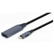Web kamera Gembird  Usb Type-C Male - Hdmi Female Space Grey 4K A-Usb3C-Hdmi-01 8716309121354