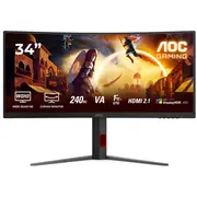 Aoc Cu34G4Z - 34  Fast Va Uwqhd 0.3Ms 240Hz 4038986612692 Mon-Lcd-Aoc-0633