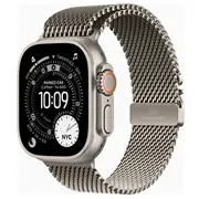 Apple Watch Ultra 3 Gps  Cellular 49Mm dabīgā titāna korpuss ar Milano siksniņu - vidēja izmēra Mewy4Et/A 195950609677