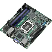 Asrock Mātesplate W680D4Id-2T/G5/X550 mini-DTX ligzda 1700 Ddr5 tikai vienkanāls  4711430523637