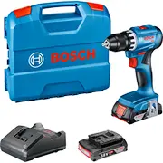 Bosch Powertools Akku-Bohrschrauber Gsr 18V-45 Professional, 18Volt Blau/Black, 2X Li-Ionen Akku 2,0Ah, in L-Case  06019K3202 4059952605630