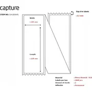 Capture Label 105X220, Core Fanfold etiķetes  Ca-Lb3045 5706998986320