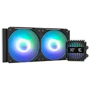 Chłodzenie procesora Alpha2 V2 A24 240 mm Cpu Liquid Cooler czarne  Black 8800263651108 Awzalwpwalp2V2B
