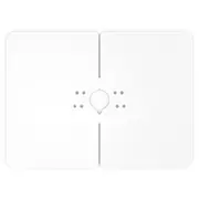 Compulocks stabilitātes pamatplate Brandme statīvam - montāžas komponents Pamatne priekš displeja statīva white ekrāna izmērs 53.3-81.3 cm 21-32 pamatnes montāža  Lbpw 810157342010