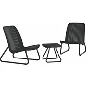 Dārza mēbeļu komplekts Rio Patio Set pelēks  29197637939 7290103662431