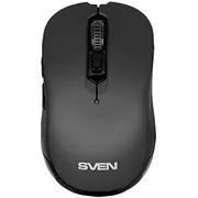 Datora pele Sven Wireless mouse Rx-560Sw Black Klusā bt. 51Bt. 800-1600Dpi, Soft Touch, blister  6438162017064