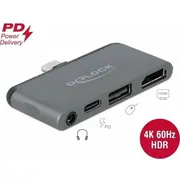 Delock Mini dokstacija iPad Pro ar 4K 60 Hz  87751 4043619877515