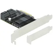 Delock 5 Port Sata Pci Express x4 Karte - Low Profile Formfaktor  90498 4043619904983