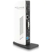 Delock Portreplikator Usb3.0 - Usb/Rj45/Hdmi/Dvi/Audio  87568 4043619875689 84718000