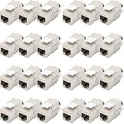 Digitus Cat 6A Keystone Modul, geschirmt, werkzeugfreier Montageanschluss 24 Stück  Dn-93615-24 4016032373087