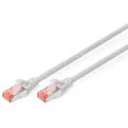 Digitus Patchkabel Cat6  S/Ftp 2Xrj45 30.0M Gray Hebelschutz Polybeutel Dk-1644-300 4016032328087 85444210