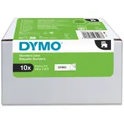 Dymo etiķešu printera lente, D1 40913  9Mm x 7M Black / White 10 gab. S072068010 3026980930967