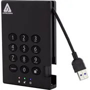 Ārējais cietais disks Hdd Apricorn Aegis Padlock 3.0 500Gb Black A25-3Pl256-500  708326913218