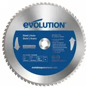 Evolution Tct cietā sakausējuma zāģa disks tērauda griešanai 355Mm 66Z Evo-355-66-S  0849713000507